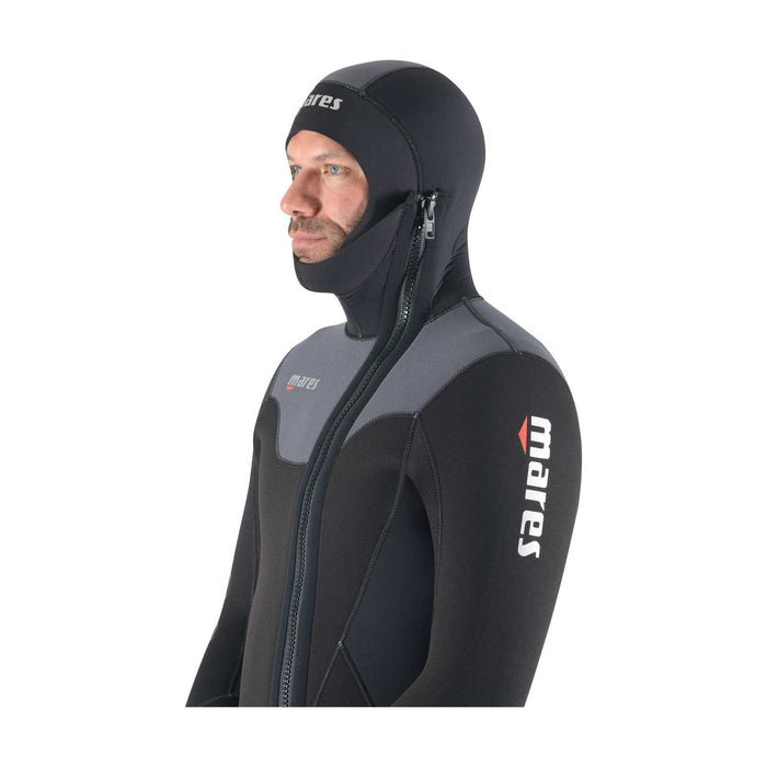 Combinaison intégrale Dual Homme 5 mm Noir-Gris Taille 5-L Mares 412443BKS5