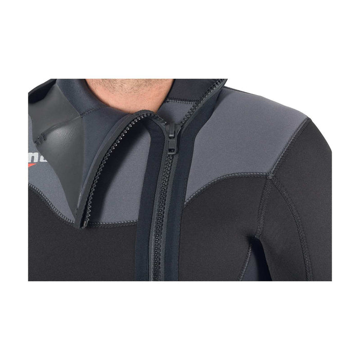 Combinaison intégrale Dual Homme 5 mm Noir-Gris Taille 5-L Mares 412443BKS5