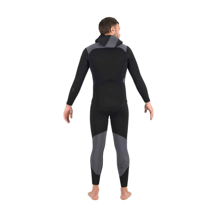 Full Wetsuit Dual Man 5mm Black-Grey Size 7-XXL Mares 412443BKS7