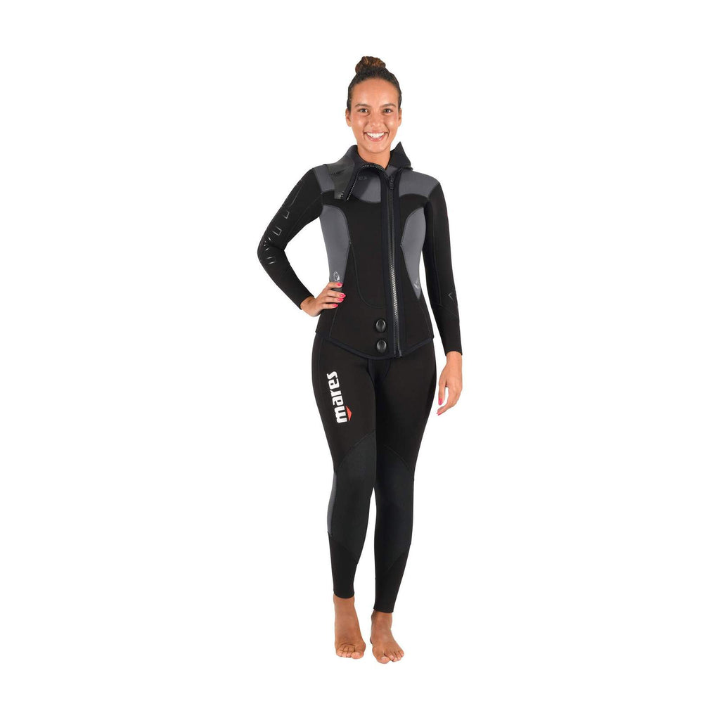 Nassanzug Dual Damen 5mm Schwarz-Grau Größe 3-M Mares 412444BKS3