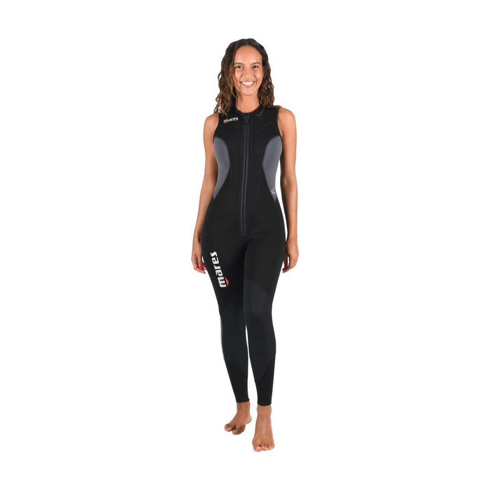 Combinaison intégrale Dual Femme 5 mm Noir-Gris Taille 4-ML Mares 412444BKS4