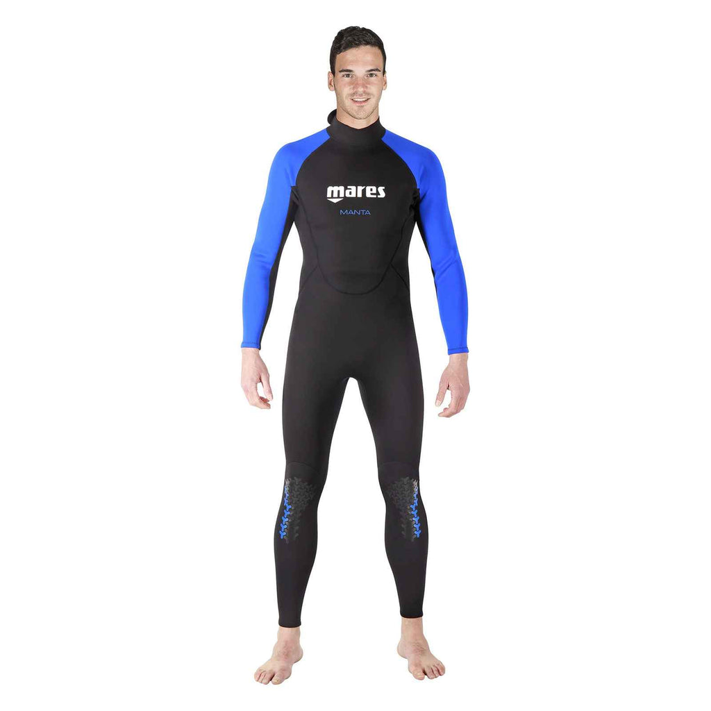 Snorkeling Full Wetsuit Steamer Manta Man Black-Blue Size 1 Mares 412456S1