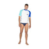 Rashguard Shield Homme Blanc-Bleu XXXL Mares 412461WH3XL