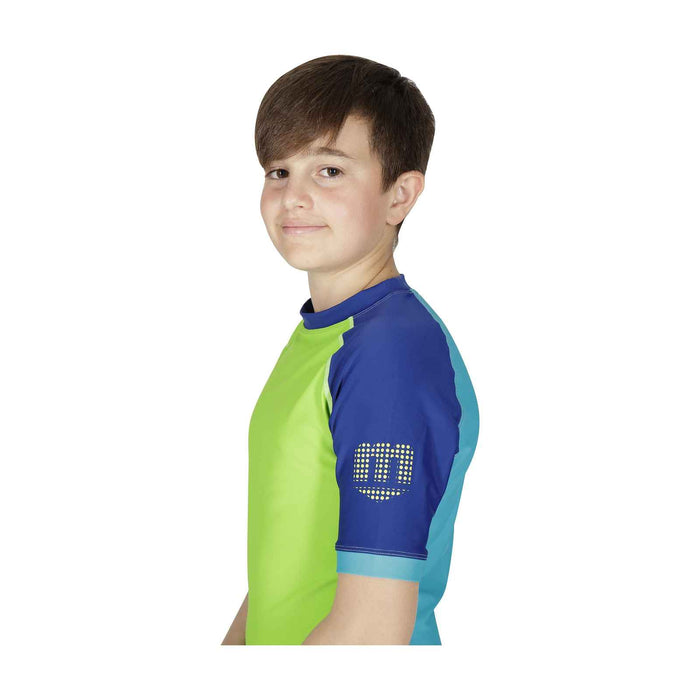 Rash Guard Shield Youth LM Blue-Lime XL Mares 412463LMXL