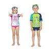 Rashguard Shield Enfant LM Bleu-Vert citron L Mares 412464LML