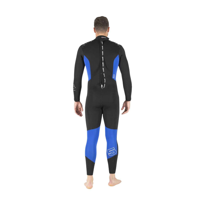 Combinaison intégrale Pioneer homme 5 mm noir-bleu Taille 2-S Mares 412465S2
