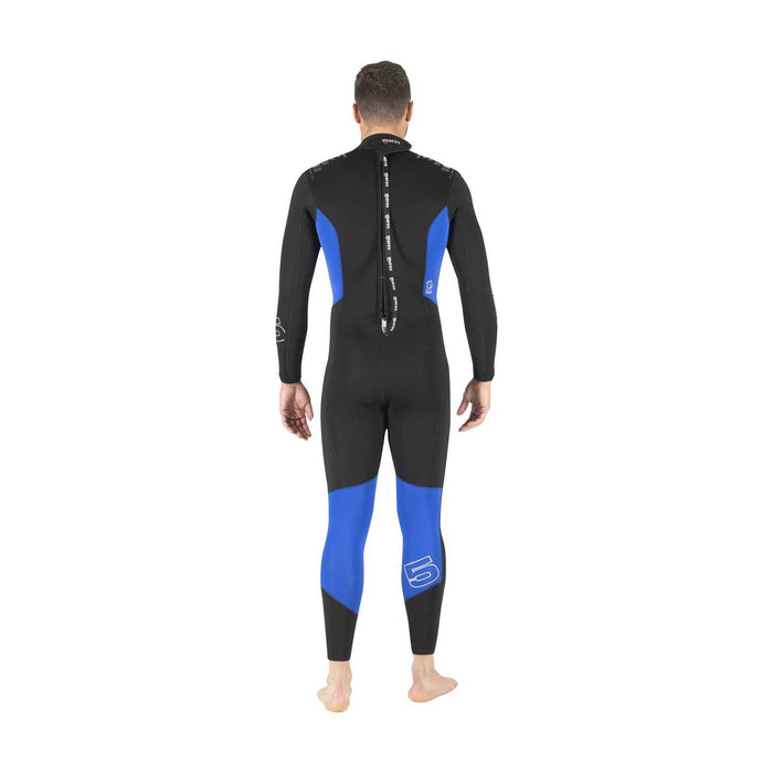 Combinaison intégrale Pioneer Homme 5 mm Noir-Bleu Taille 7-XXL Mares 412465S7