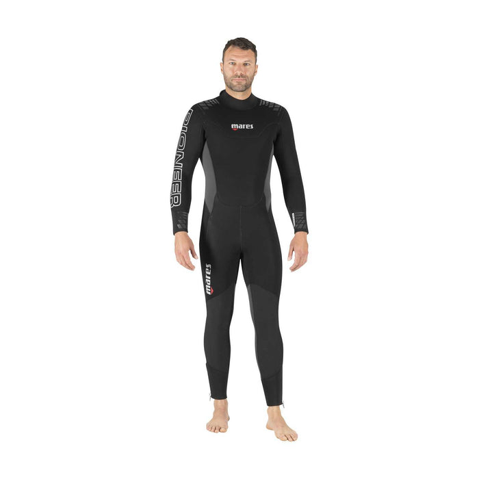 Combinaison intégrale Pioneer Homme 7 mm Homme Noir-Gris Taille 3-M Mares 412467S3