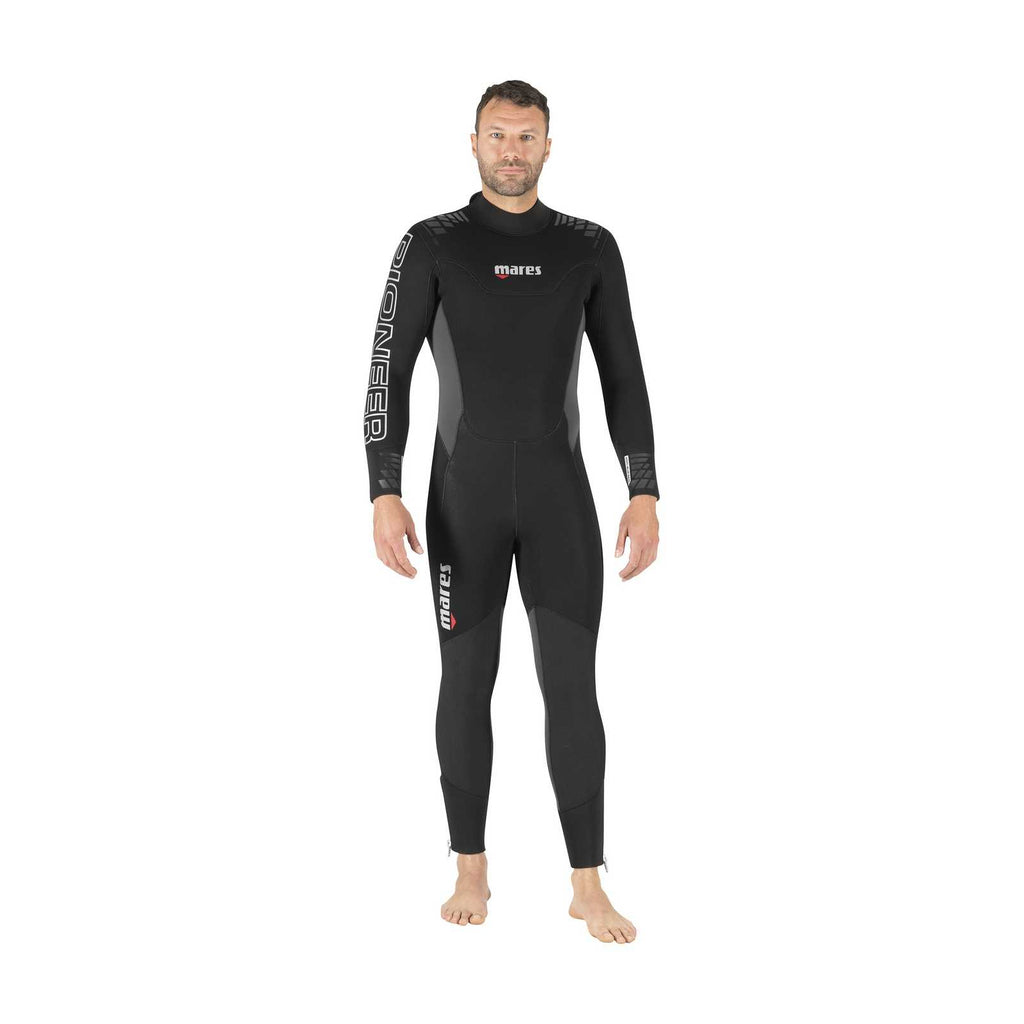Combinaison intégrale Pioneer Homme 7 mm Homme Noir-Gris Taille 5-L Mares 412467S5