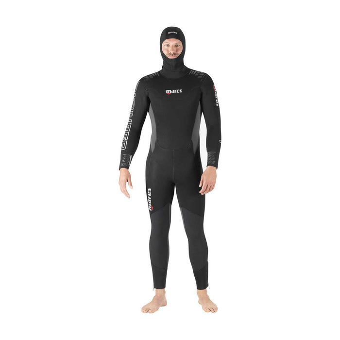 Combinaison intégrale Pioneer Homme 7 mm Homme Noir-Gris Taille 5-L Mares 412467S5