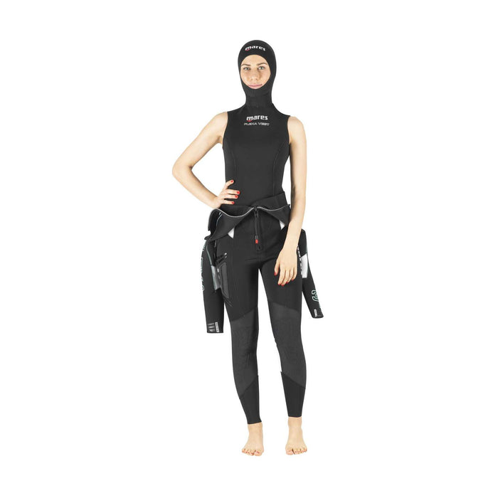 Veste en néoprène Flexa Femme 3 mm Noir Taille 1-XS Mares 412472S1