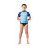 Rash guard bambino manica corta blu S-9-10 anni Mares 412506SBL