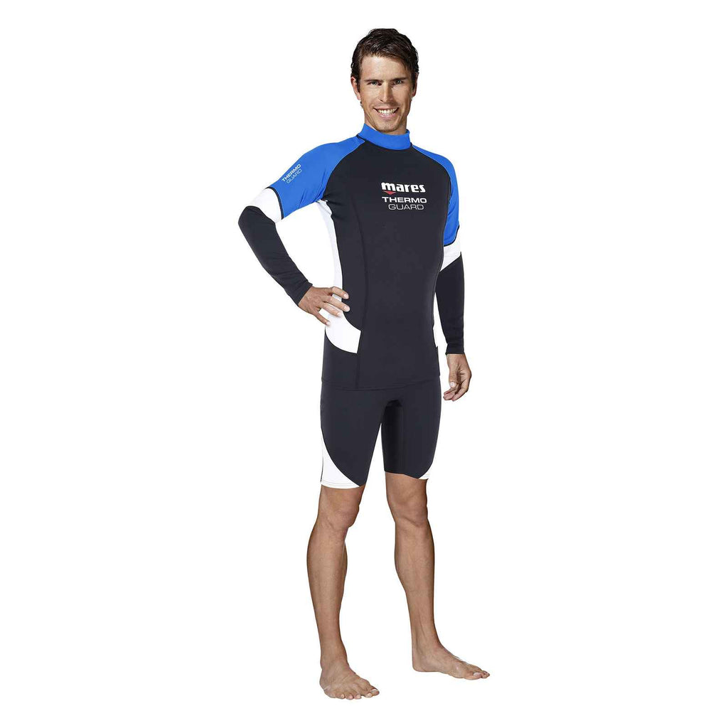 Short Thermo Guard homme 0,5 mm noir-blanc XL Mares 412534XL
