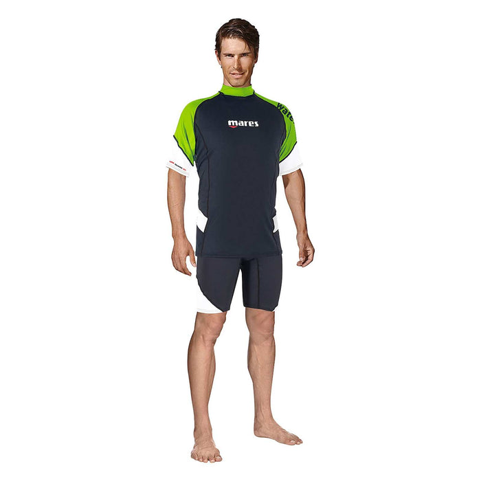 Rash Guard Loose Fit Man Short Sleeve Lime M Mares 412540MLM