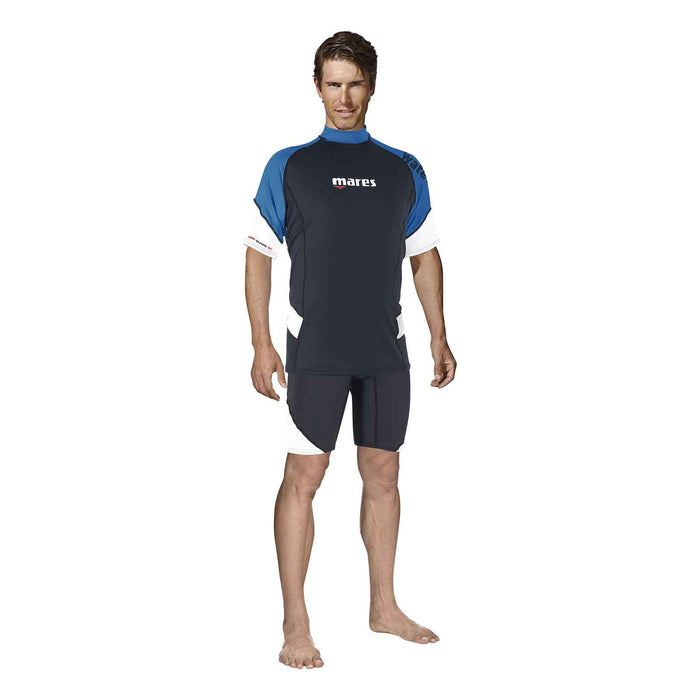 Rash Guard Loose Fit Uomo Maniche corte Blu XL Mares 412540XLBL
