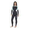 Rash Guard Trilastic Steamer Mujer Negro-Aguamarina XL Mares 412546XL