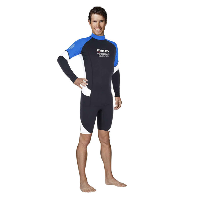 Combinaison Thermo Guard Homme Manches longues 0,5mm Noir-Bleu XXXL Mares 4125503XL