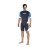 Rashguard homme manches courtes noir-bleu S Mares 412552S