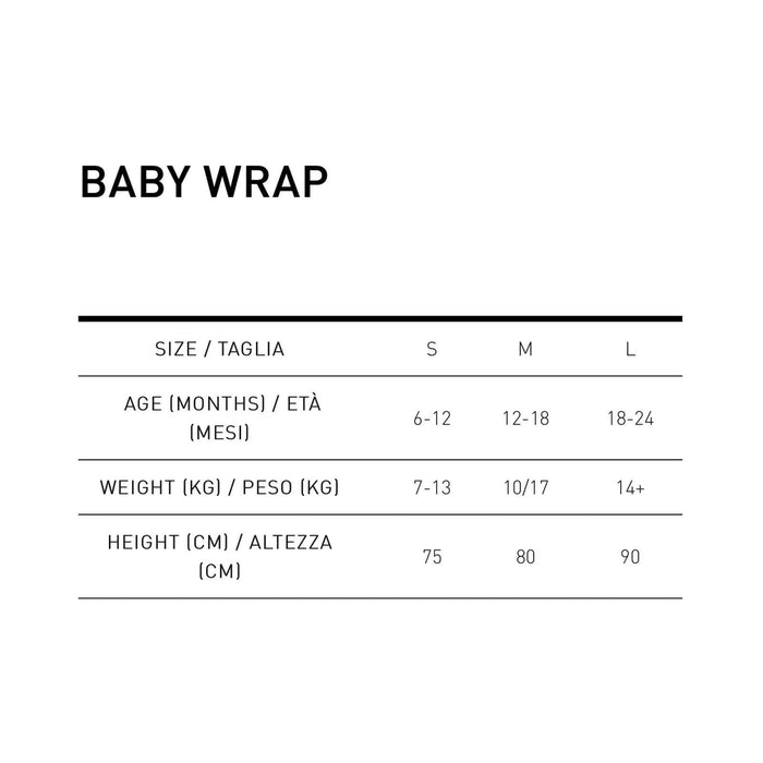 Costume Baby Wrap rosa L Mares 412557SCPKL