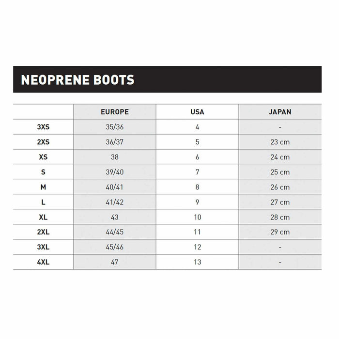 Dive Boots Flexa Ds 5mm Size 110-2XL-EU 44-45-US 11 Mares 412637110