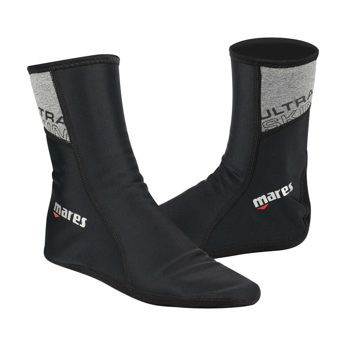 Chaussettes de plongée Ultraskin noir-gris XS Mares 412642XS