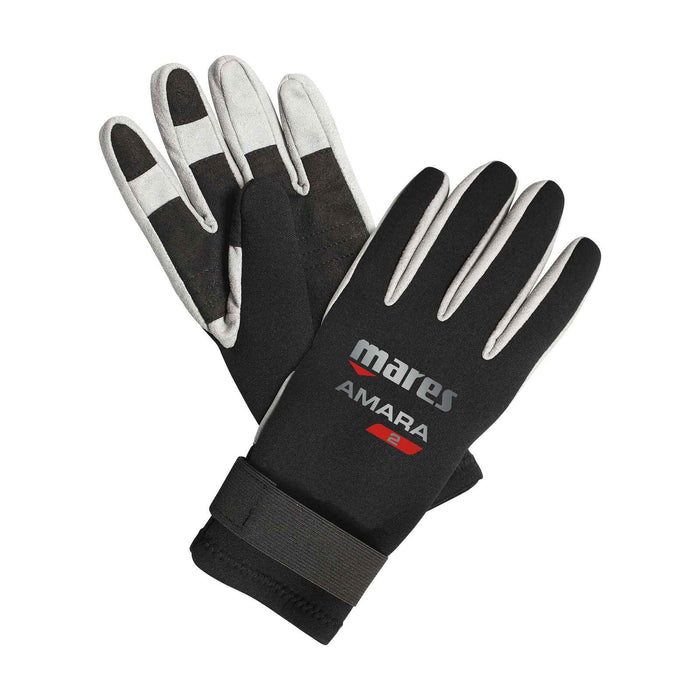 Gants de plongée Amara 2 mm Noir-Blanc M Mares 412722M
