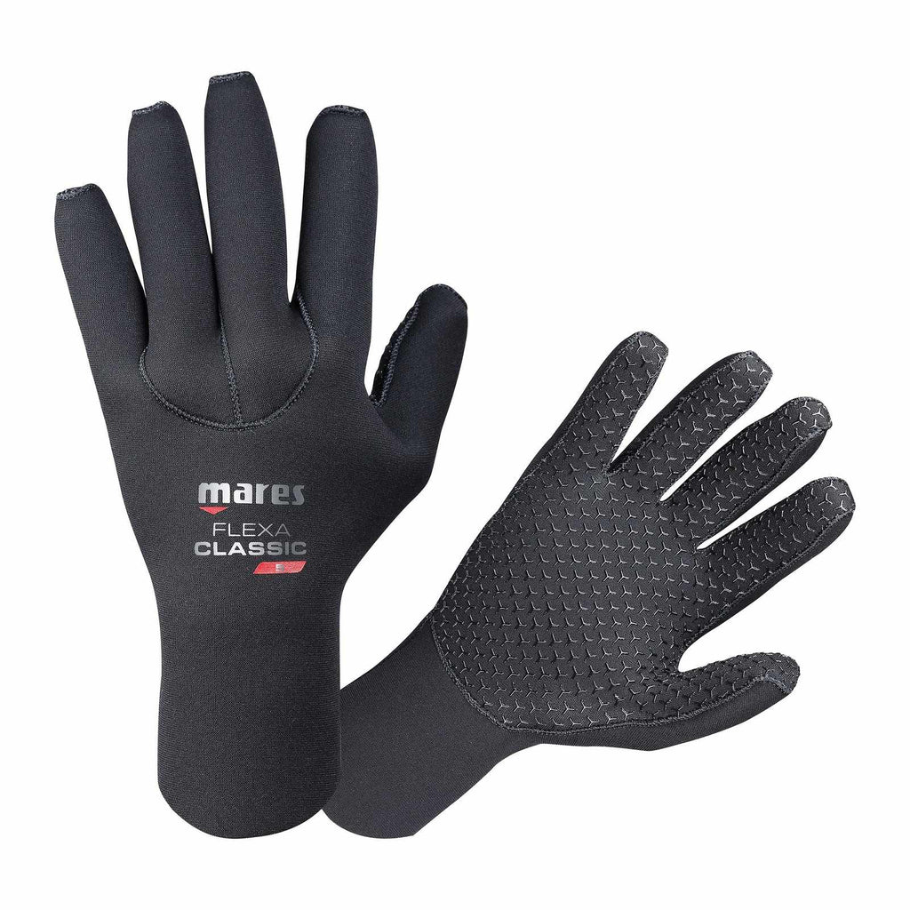 Gants de plongée Flexa Classic 5 mm Noir XXS Mares 412734XXS
