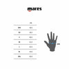 Gants de plongée Tek 2 mm Amara noir-blanc S Mares 412760S