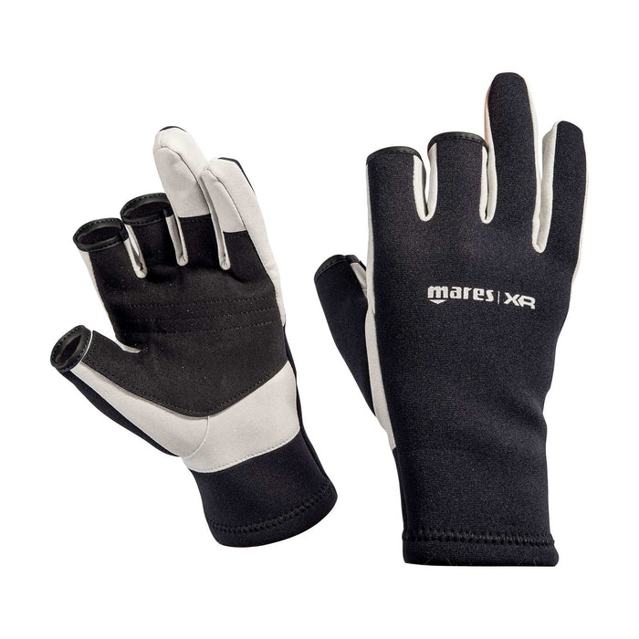 Guanti da immersione Tek 2 mm Amara nero-bianco XXL Mares 412760XXL