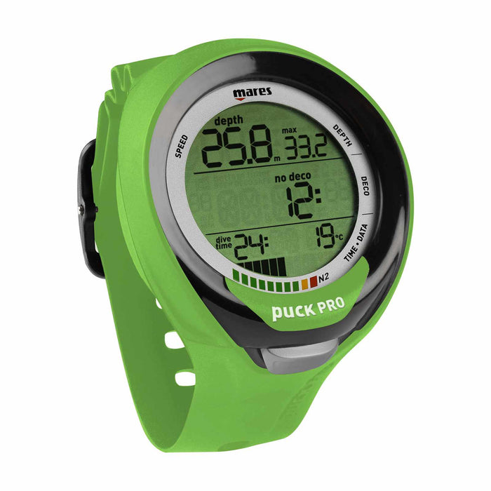 Computer subacqueo Puck Pro+ Lime-Nero Mares 414135LMBK