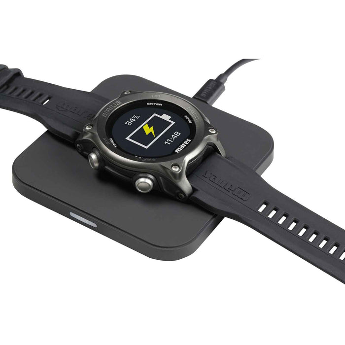 Computer subacqueo Mares Sirius nero-argento Mares 414145BKSI