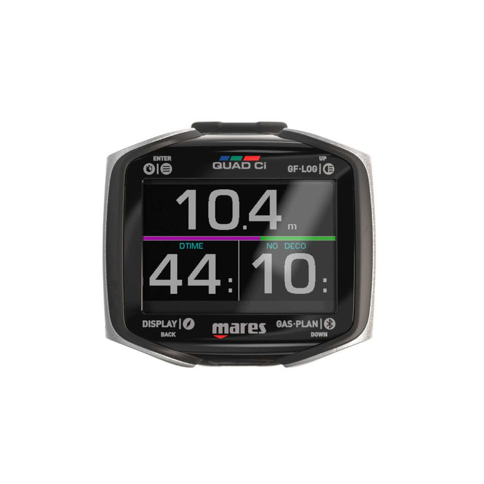Dive Computer Quad Ci Black-Silver Mares 414148BKSI