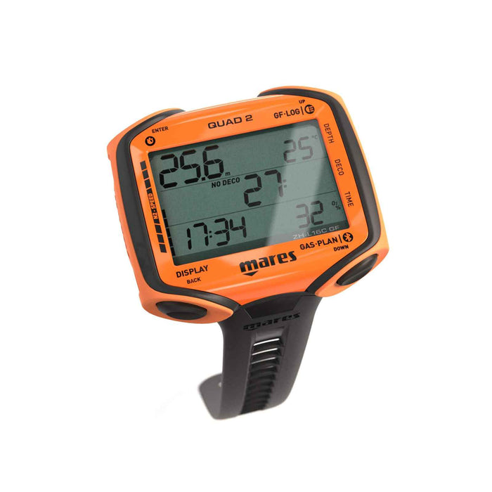 Computer subacqueo Quad 2 Arancione Mares 414152OR