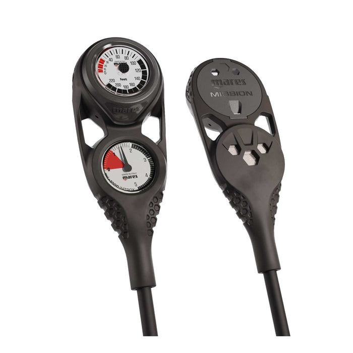 Dive Console Mission 2 Black-Anthracite USA Psi-Ft Mares 414429BK7US