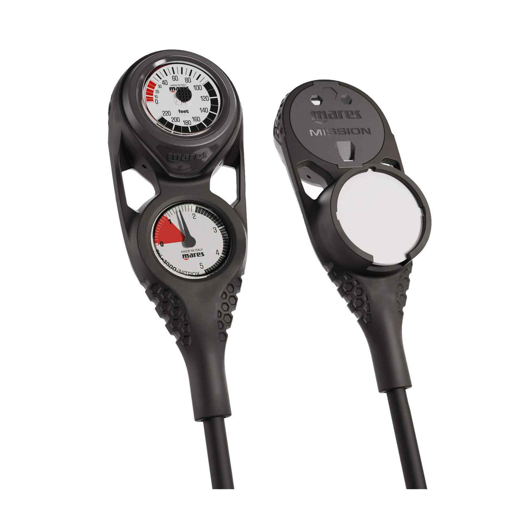 Dive Console Mission 3 Black-Anthracite USA Psi-Ft Mares 414430BK7US