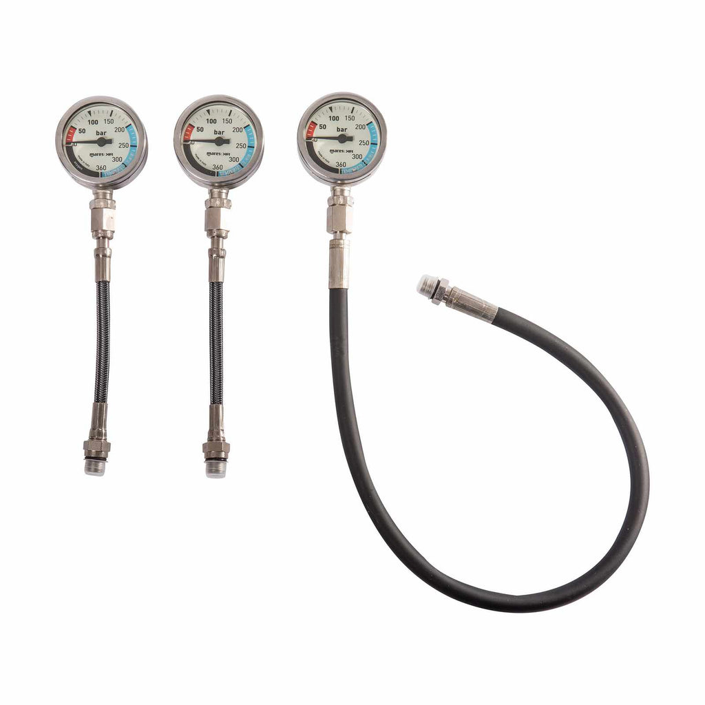 Manometro subacqueo SPG52 XR Line tubo 56cm BAR Mares 414600BAR
