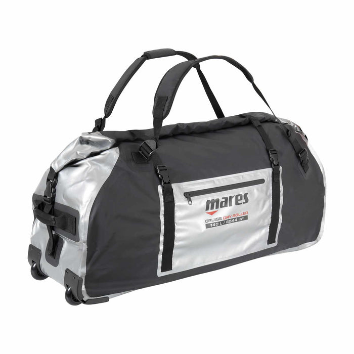 Borsa subacquea Cruise Dry Roller nero-argento Mares 415485