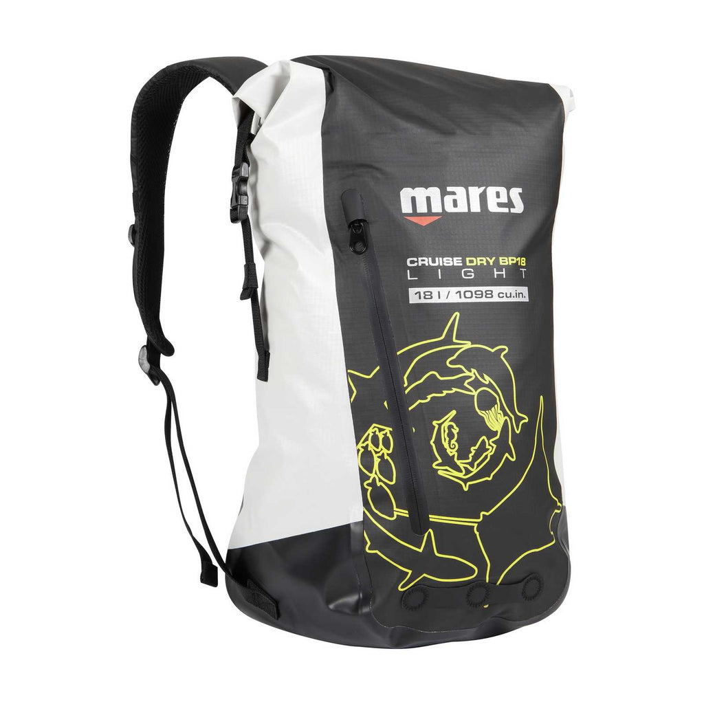 Sac étanche Cruise Bp18 Light Noir-Jaune fluo Mares 415490BKYF