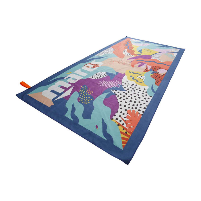 Serviette de plage Seaside Bleu Mares 415607BL