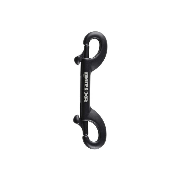 Mosquetón doble SS316 cerámica negra 100 mm Mares 415794100MM