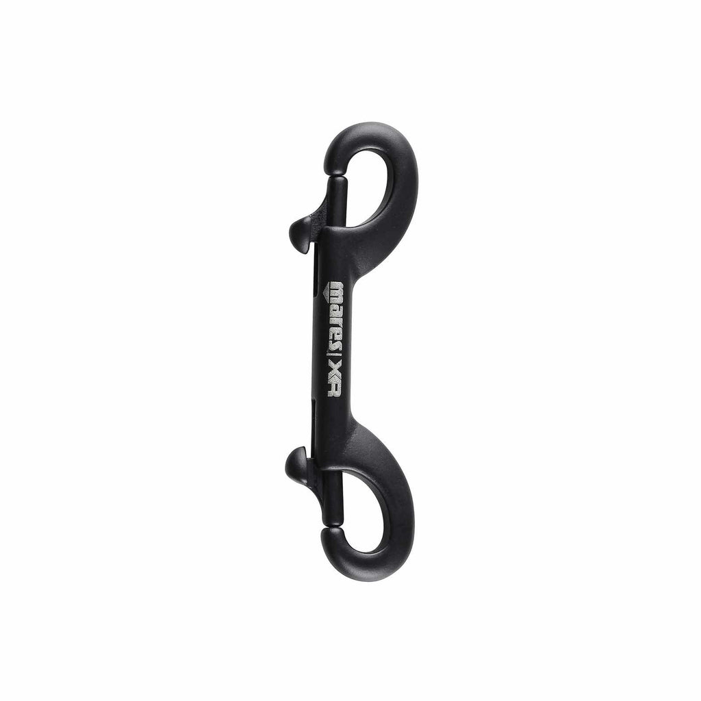 Doppio moschettone AISI 316 ceramica nera 120 mm Mares 415794120MM