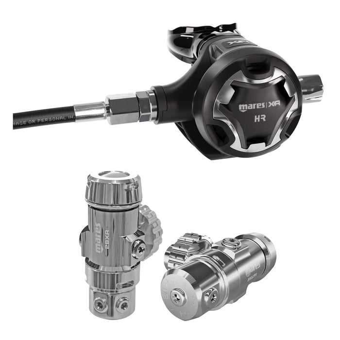 Regulator Breathing System Xr Line 28Xr With Hr Full Sm Tek Set Black Mares 416419