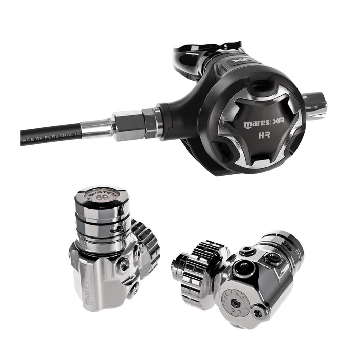 Sistema erogatore XR Line 26XR con HR set Tek completo nero Mares 416421