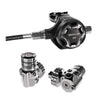 Sistema erogatore XR Line 26XR con HR set Tek completo nero Mares 416421