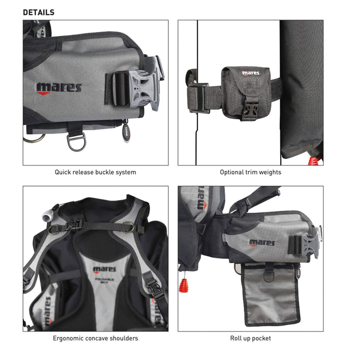 Dive Bcd Magellan Black S-M Mares 417226SM