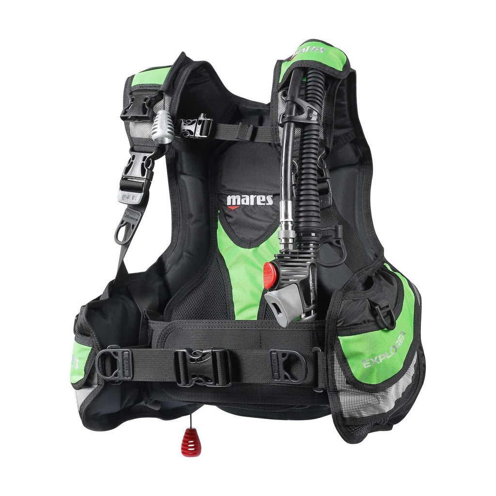 GAV Explorer Nero-Verde XXXS Mares 417229