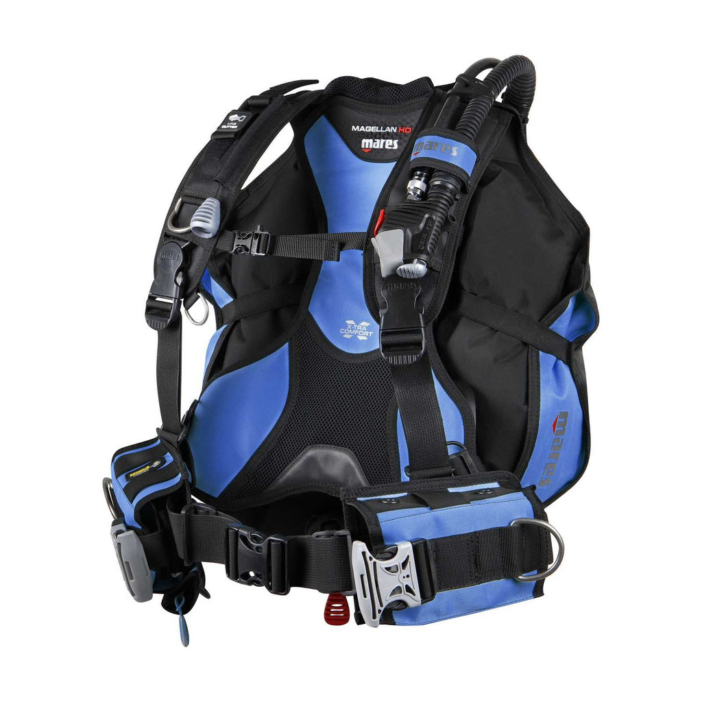 GAV da immersione Magellan HD Nero-Blu L Mares 417231BKBLL