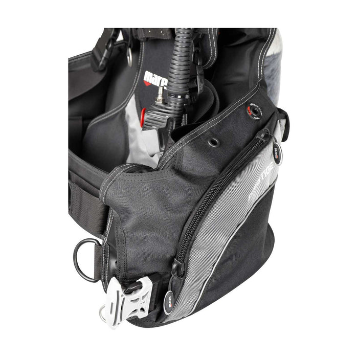 GAV da immersione Prestige Unisex Nero-Argento M Mares 417232BKSIM
