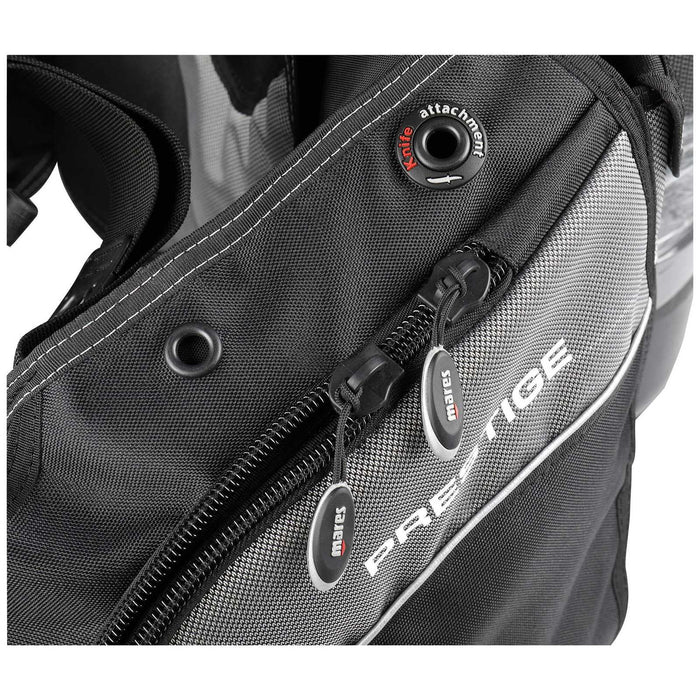 GAV da immersione Prestige Unisex Nero-Argento M Mares 417232BKSIM
