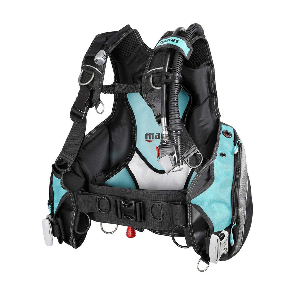 GAV da immersione Prestige She Dives Acquamarina-Bianco M Mares 417233AQWHM